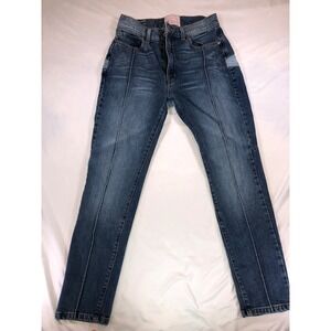 Revice Denim Venus Star Jeans Blue Medium Wash High Rise Straight Leg Size 27